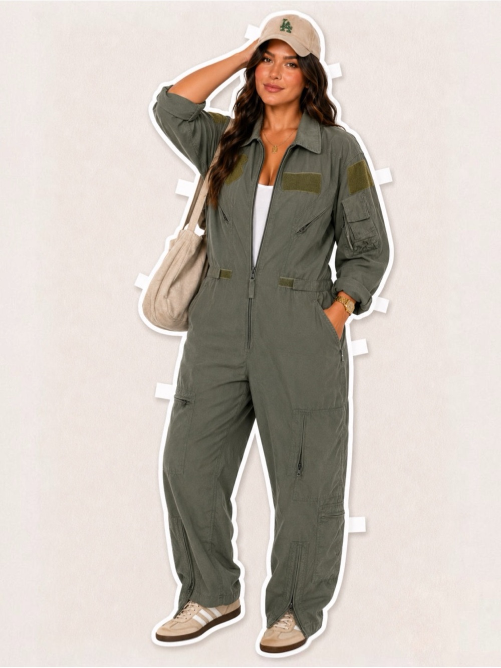 Army green coverall suit, overalls, utility, flight suit size 42S